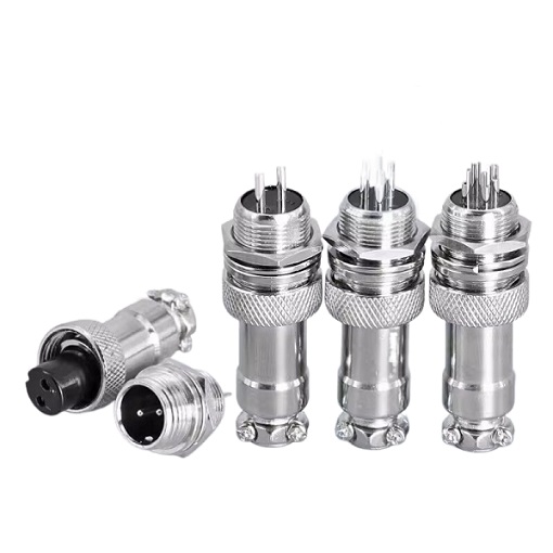 LQ-5594-4X Lonlonty M12 4 Pin Male & Female Socket Panel Aviation Wire Connector,12mm Industrial Circular Connector,Outdoor Waterproof IP67 - View #2